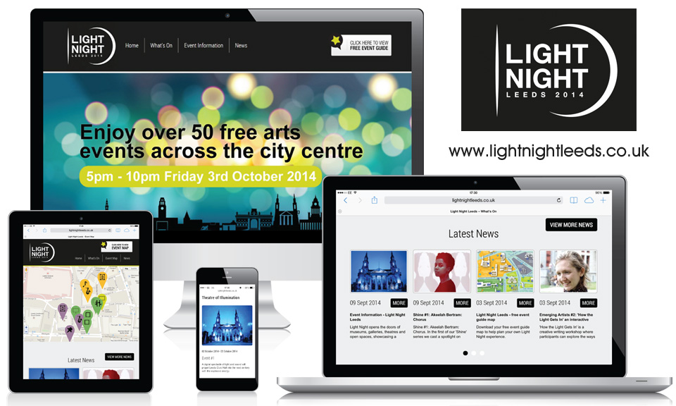 Light Night Leeds - Events website