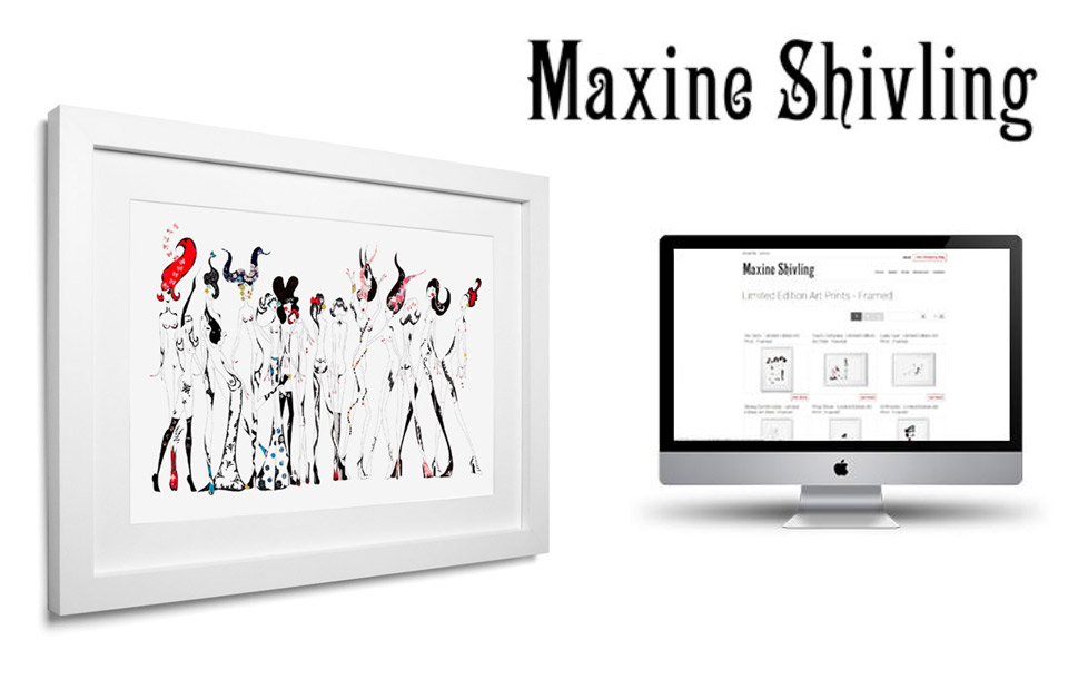 Maxine Shivling - Art Ecommerce Website