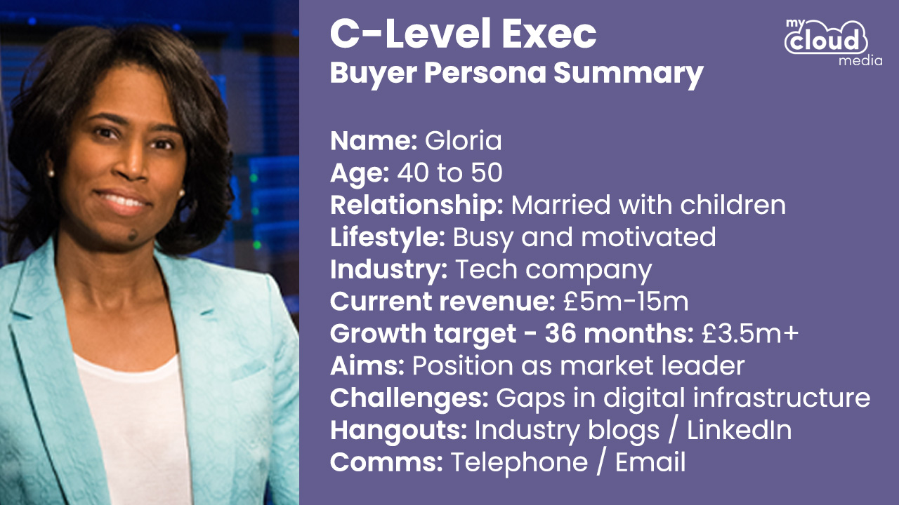 C-Level Exec Buyer Persona - My Cloud Media