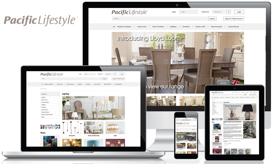 Pacific Lifestyle ecommerce website