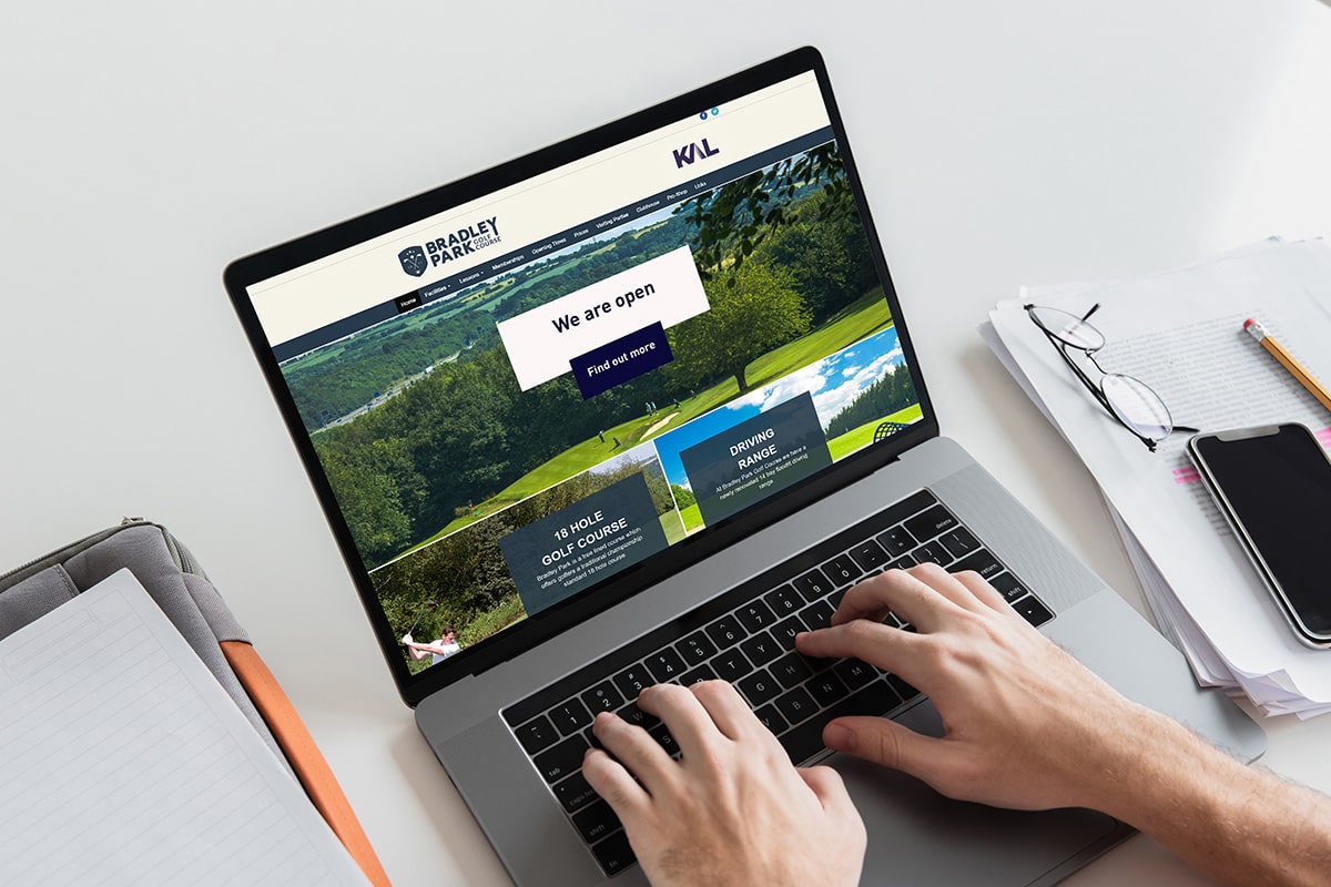 Bradley Park Golf Club - Website Development Support