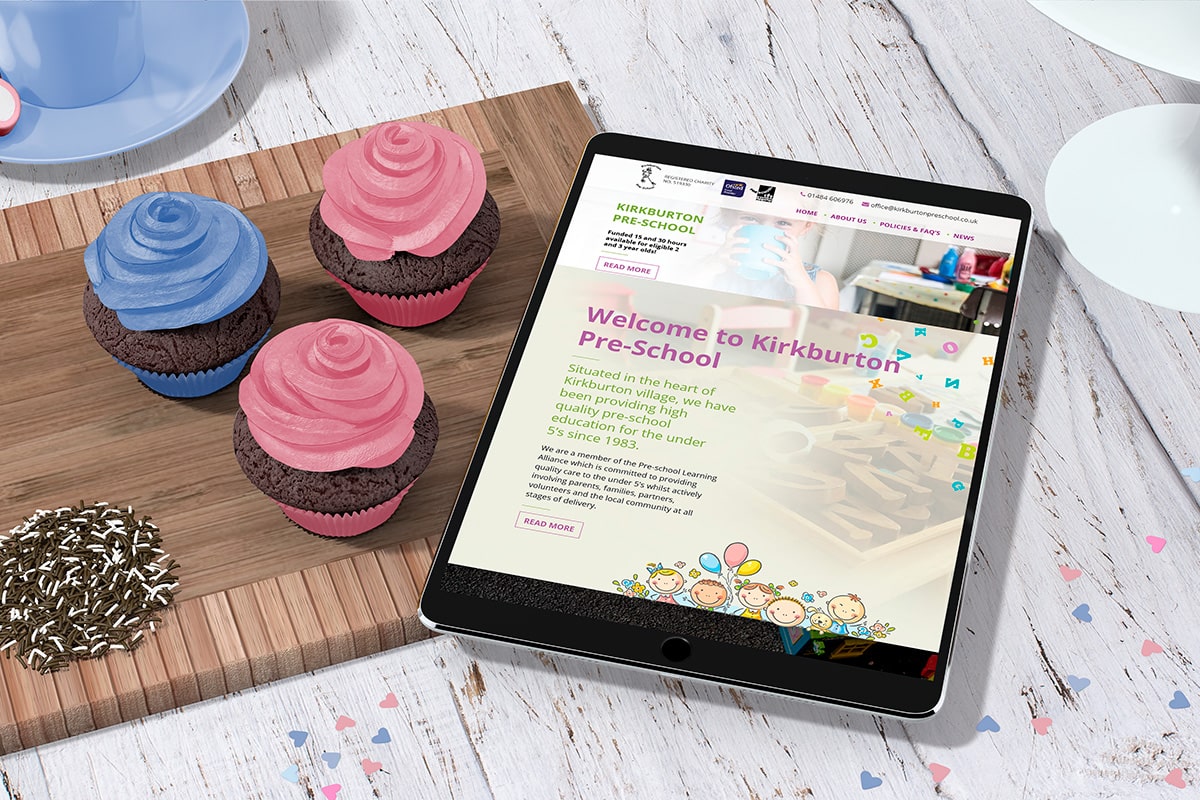 Kirkburton Pre-School Small Business Website Design