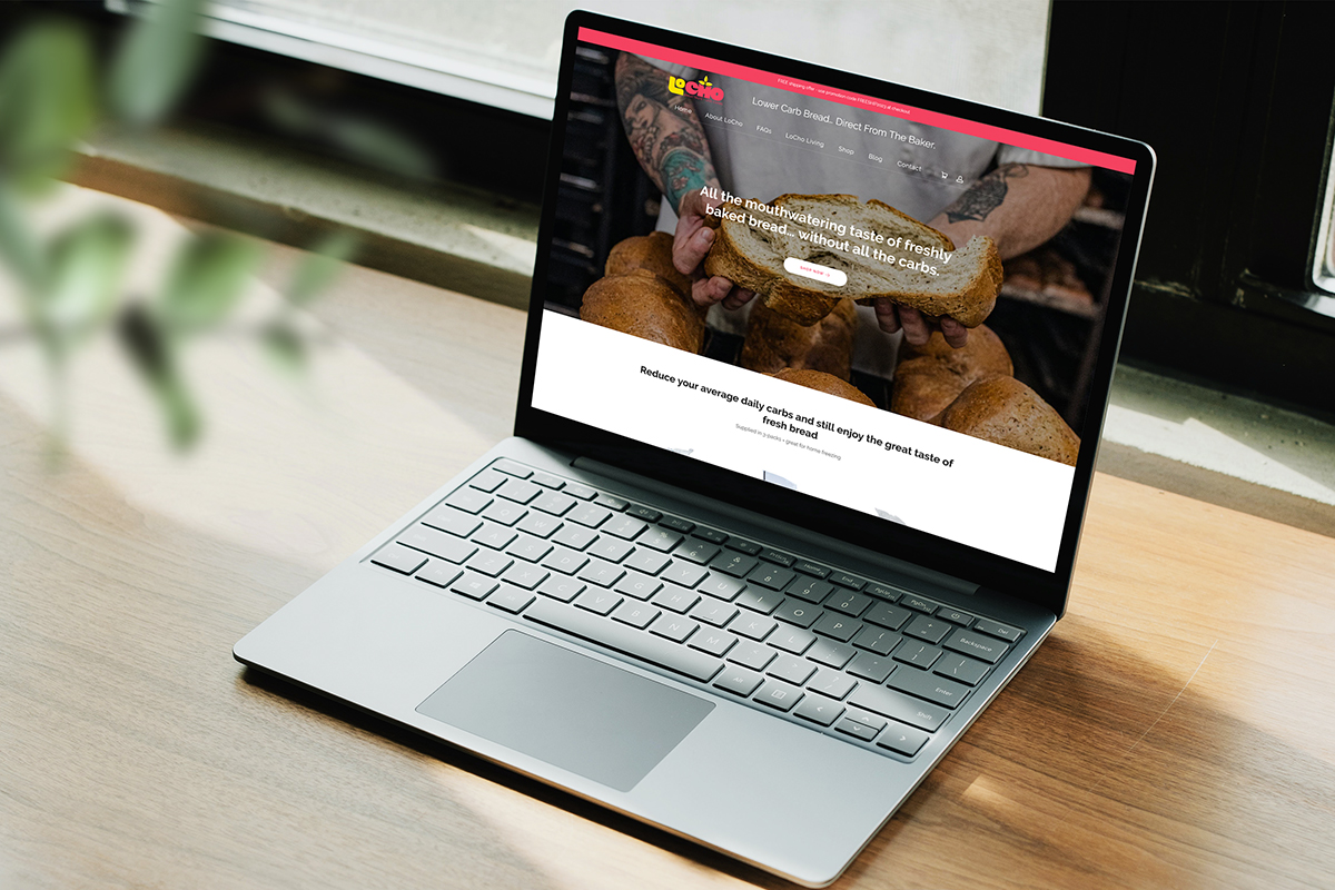 LoCho - Low Carb Baker - Shopify Ecommerce Website