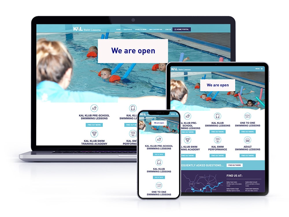 KAL Swim - Website Development Support