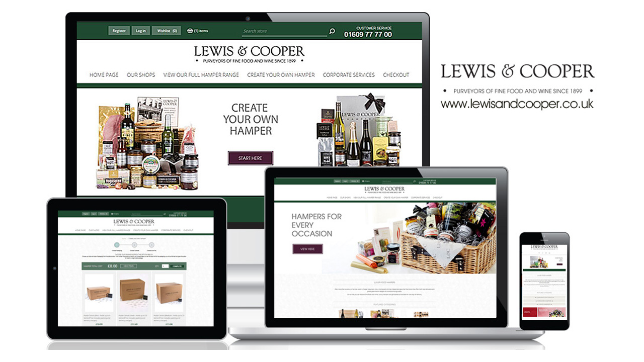 Lewis & Cooper Ecommerce Website with ERP Integration