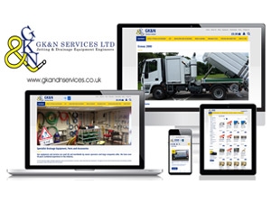 G K & N Services - Responsive Ecommerce Website